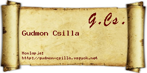 Gudmon Csilla névjegykártya